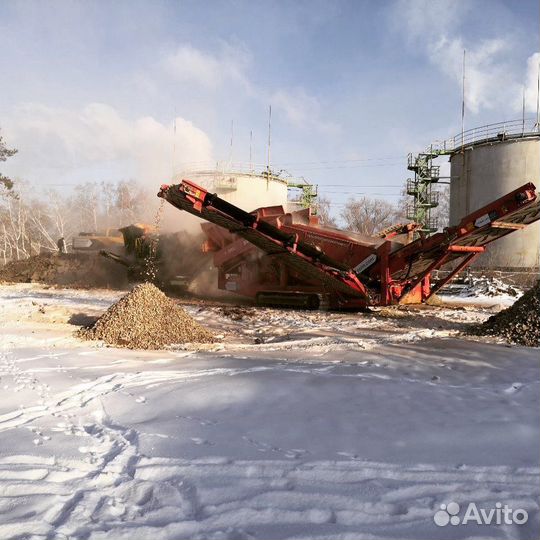 Мобильная самоходная сортировка (грохот)