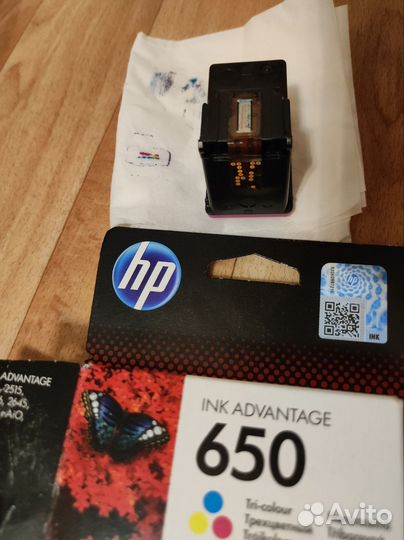 Картридж HP 650 цветной