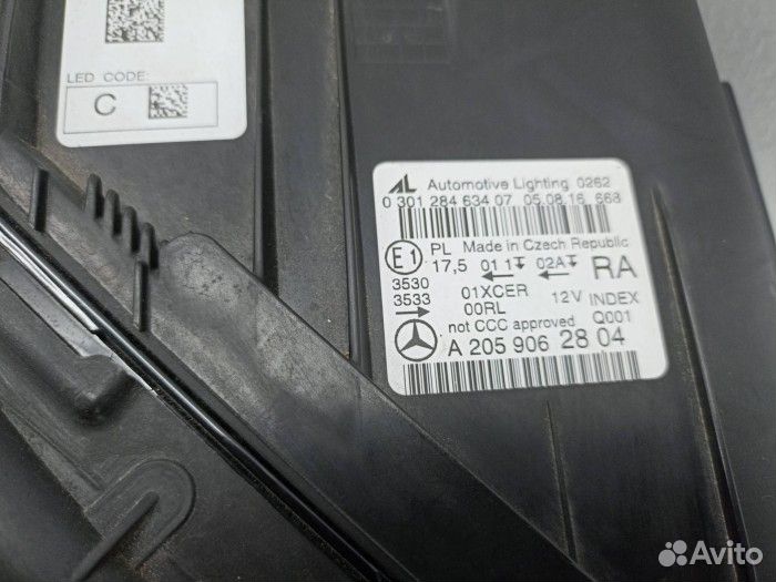 Фара правая для Mercedes-Benz C-Класс IV (W205)