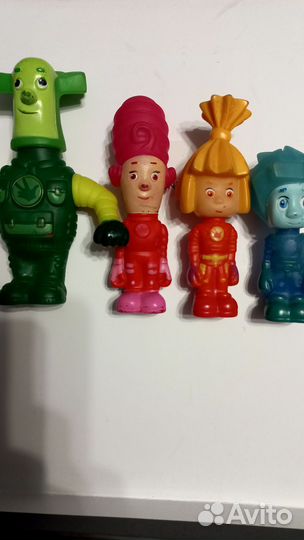 Резиновые игрушки Фиксики