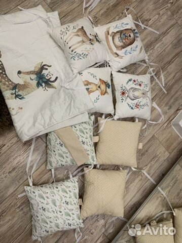 Бортики в детскую кроватку