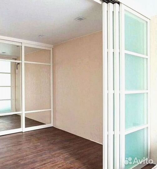 Каскадные межкомнатные раздвижные перегородки