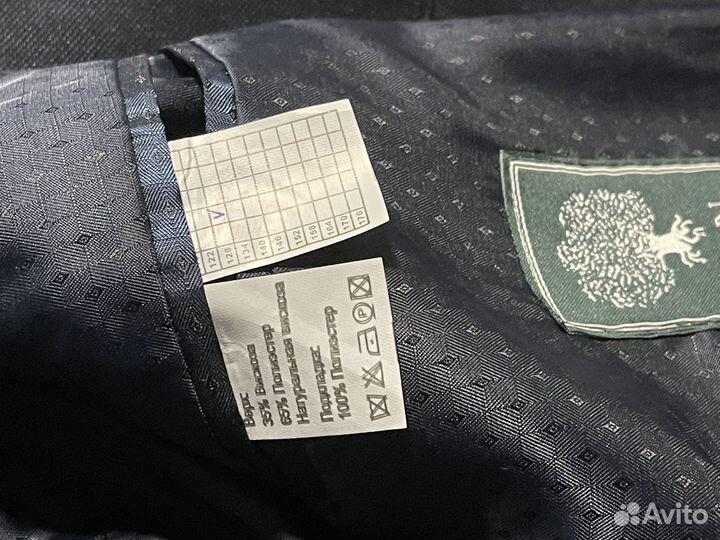 Пиджак новый van cliff truvor