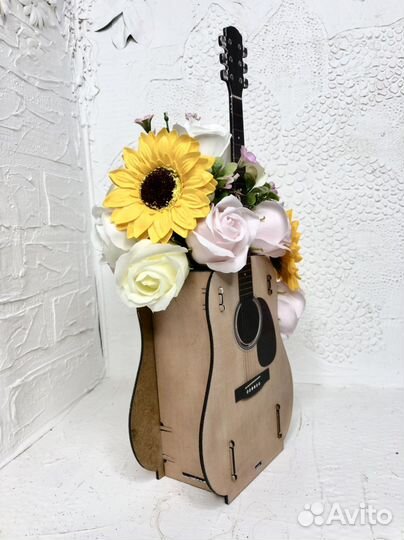 Букет из мыльных роз