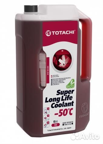 Антифриз красный -50C totachi super LLC 5л 4190