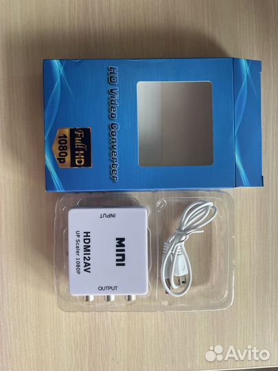 Конвертер hdmi на AV и аудио - hdmi2AV