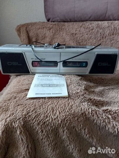 Двухкассетный магнитофон