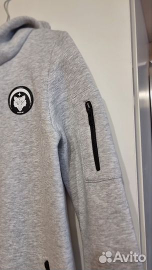 Комбинезон женский осенний с начёсом трикотажный