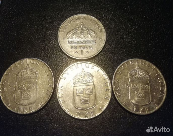 Монеты Кроны Швеция