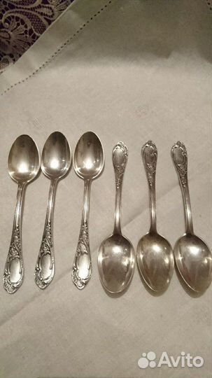 Мельхиоровые столовые приборы 