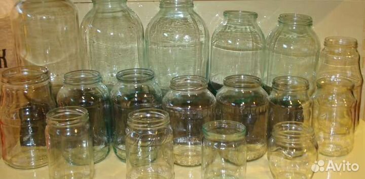 Банки стеклянные бу