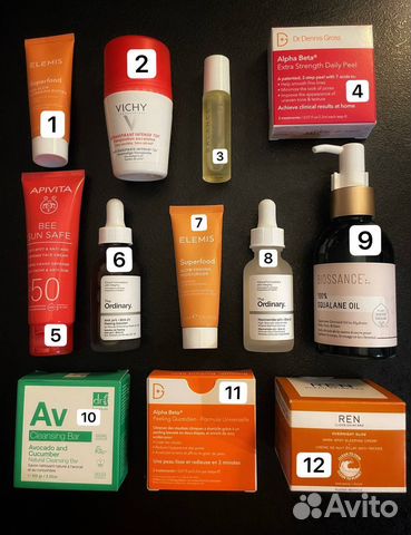 Elemis/The Ordinary/Apivita/Ren/Vichy