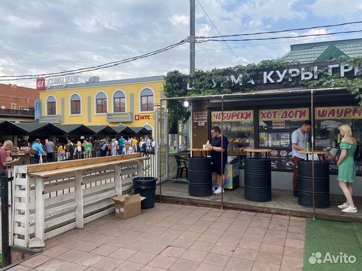 Кафе шаурма на рынке