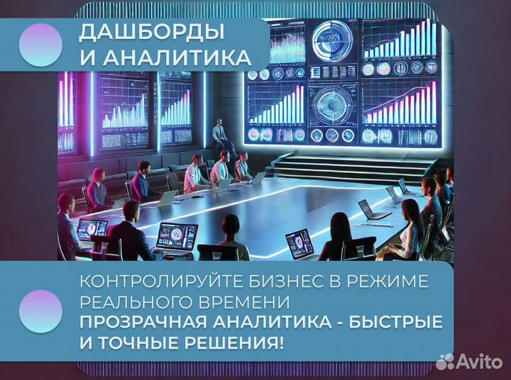 Внедрение CRM. Оптимизация бизнес процессов. Чат боты