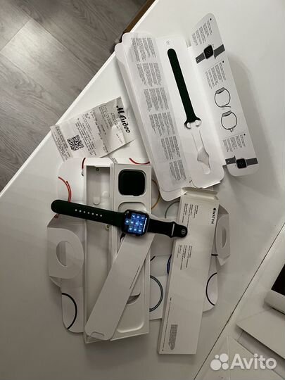 Часы Apple watch 7 45 mm green