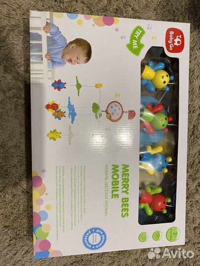 Мобиль на кроватку новый