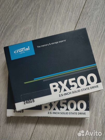 Диск новый Crucial SSD BX500, 240GB, 2.5
