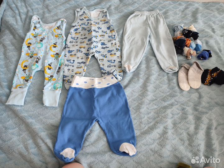 Пакет детских вещей 56-62 размер