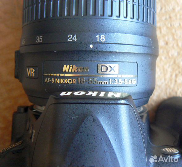 Nikon D3100 kit 18-55mm малый пробег