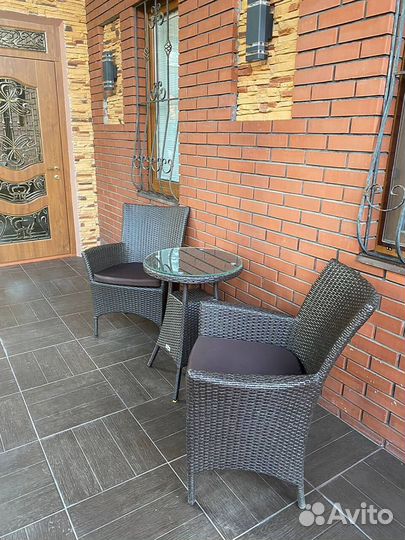Плетеная садовая мебель