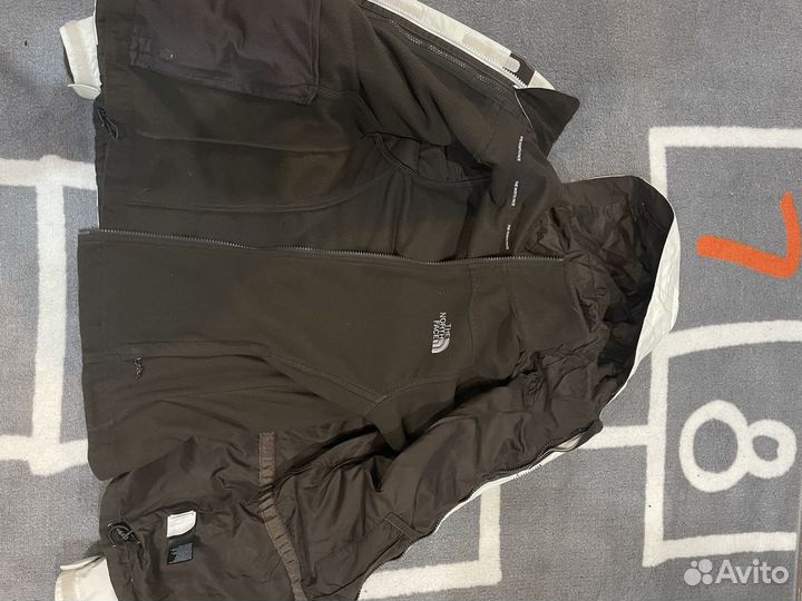 The north face hyvent с подкладом (родной флис)