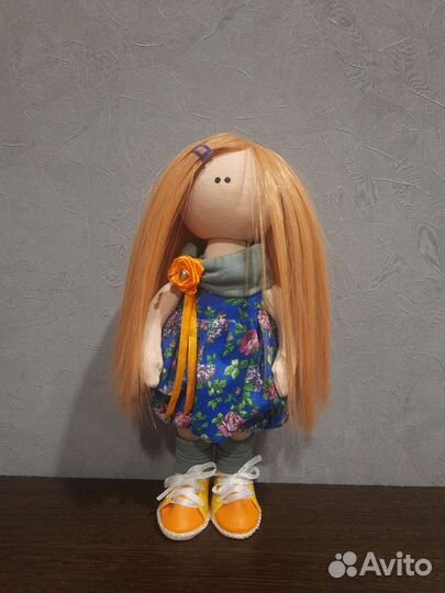 Кукла интерьерная текстильная