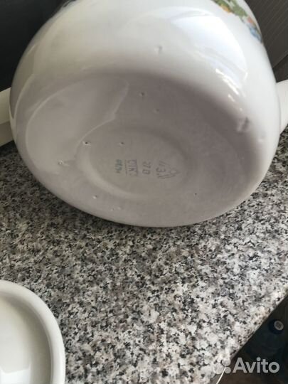 Чайник эмалированный СССР новый