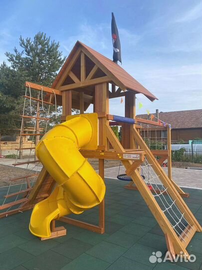 Детская площадка скалодром горка Савушка Люкс 5