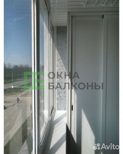 Остекление балконов в пятиэтажке