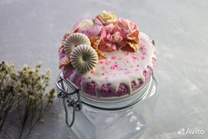 Баночки с декором из полимерной глины