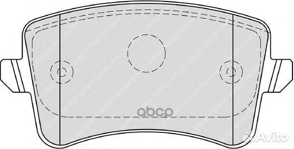FDB4190 GDB1765 8K0698451 колодки дисковые