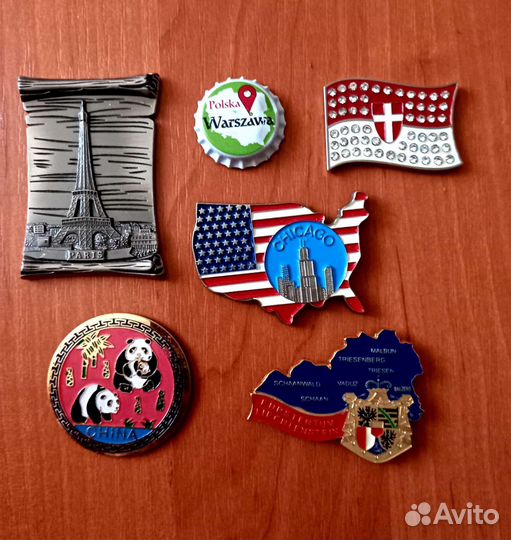 Магниты из разных стран, много
