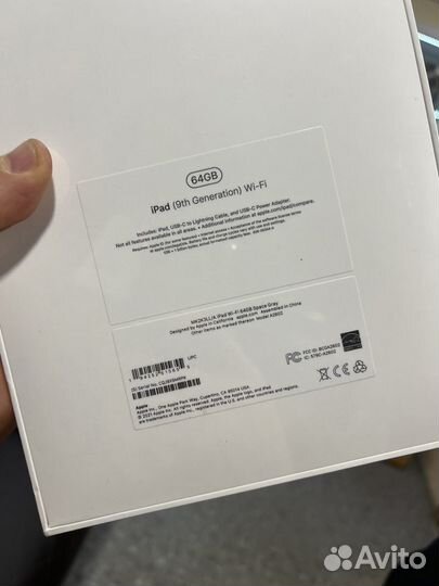 iPad 9 64 gb wi-fi черный