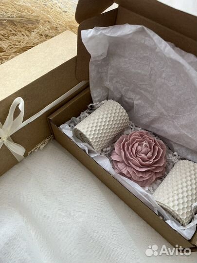 Декоративные свечи из вощины