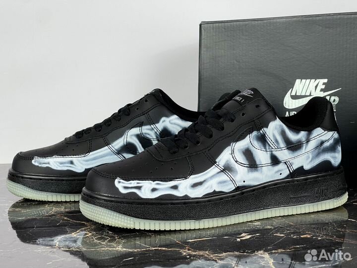 Nike Air Force 1 Low Black Skeleton