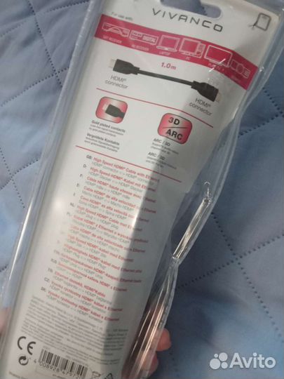 Кабель hdmi 1метр