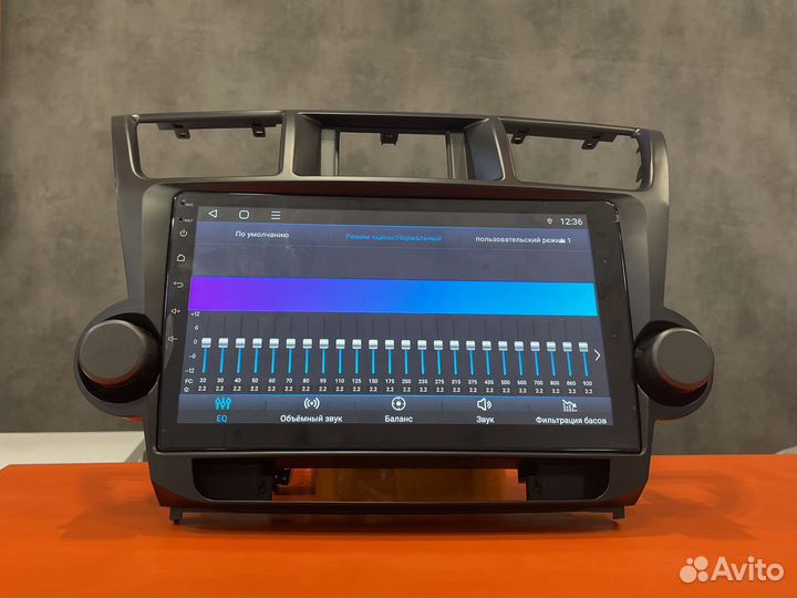 Магнитола для Toyota Highlander 08-13