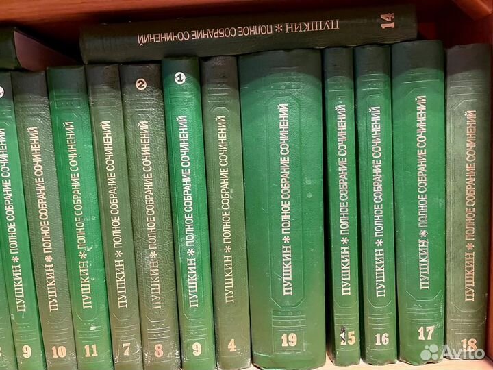 Пушкин юбилейное самое полное издание 19 томов