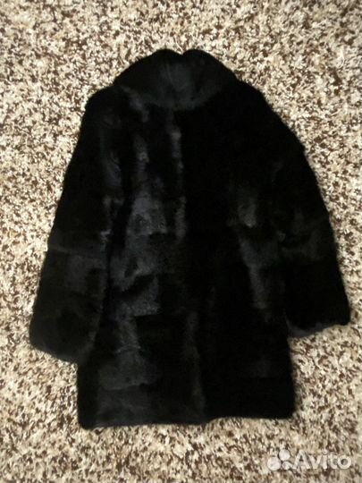 Шуба норковая поперечная