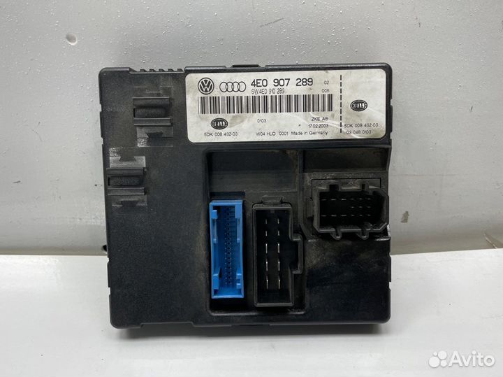 Блок комфорта Audi A8 D3 4E0907289