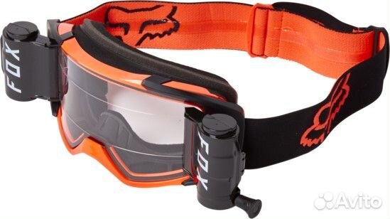 Очки Fox Vue Stray Roll Off Goggle Black/Orange