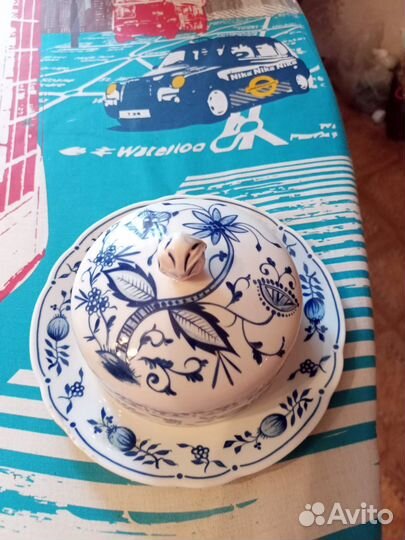 Масленка фарфор СССР