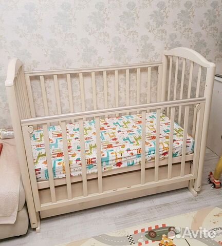 Маятниковая Кровать детская Можга с матрасом