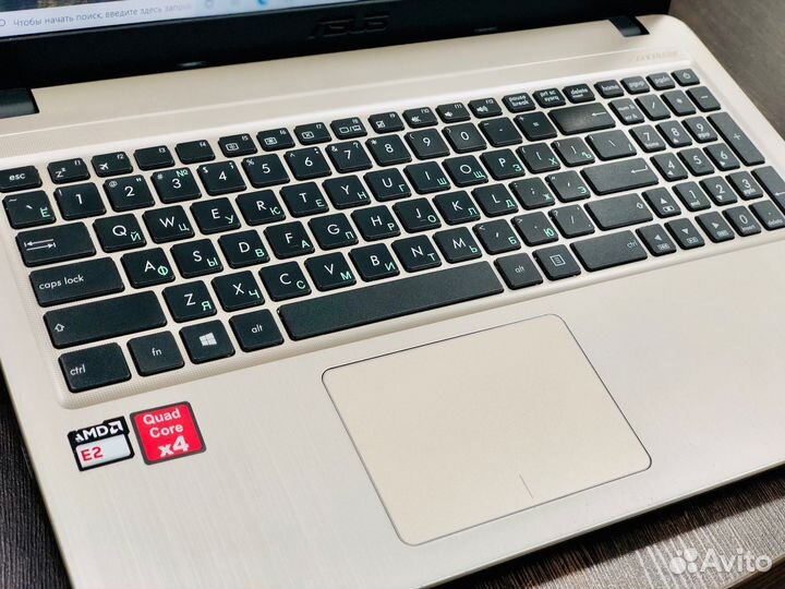 Ноутбук Asus 15,6/AMD/4Gb/SSD/Гарантия
