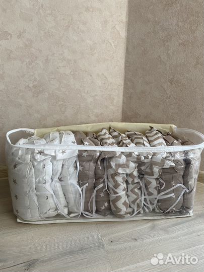 Бортики в детскую кроватку новые