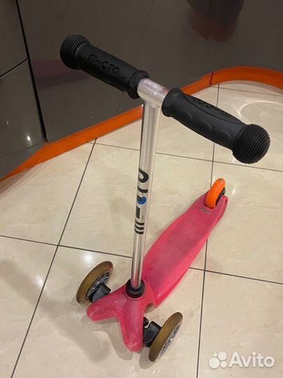 Самокат трёхколёсный детский