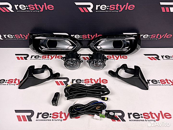 Туманки Honda Fit с18г Уст комп