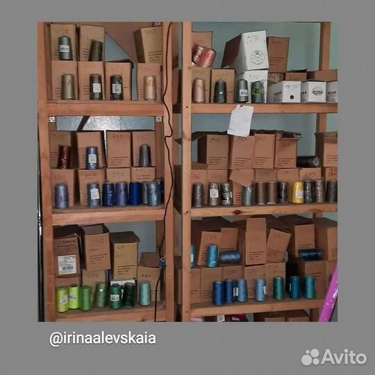 Нитки швейные5000ярд,обмен на автомобиль
