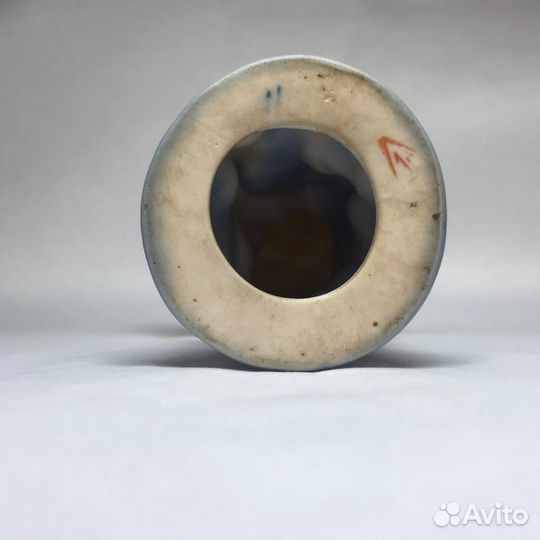 Синица Старая Гжель.Фарфор.ссср