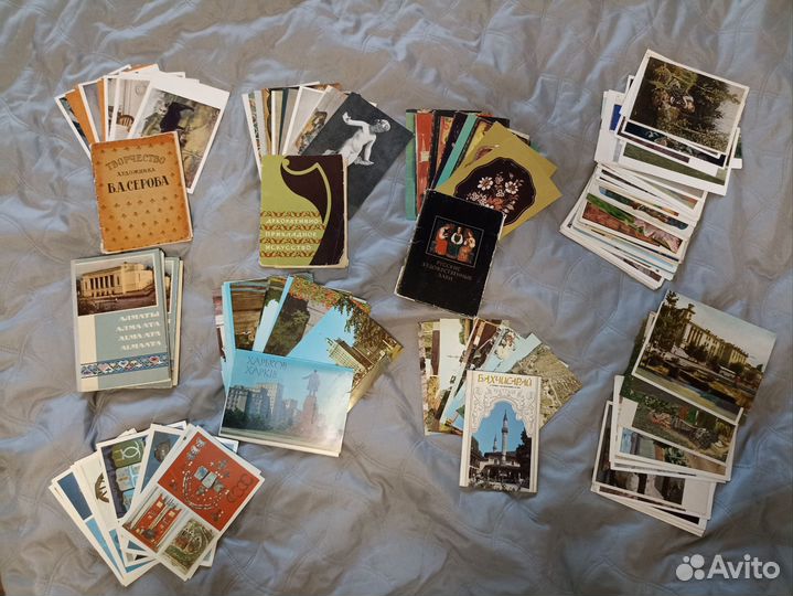 Почтовые карточки, открытки, наборы СССР